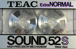 Compact Cassette Teac SOUND 46X 52 "SOUND 52S" Type I Normal 1984 Japan