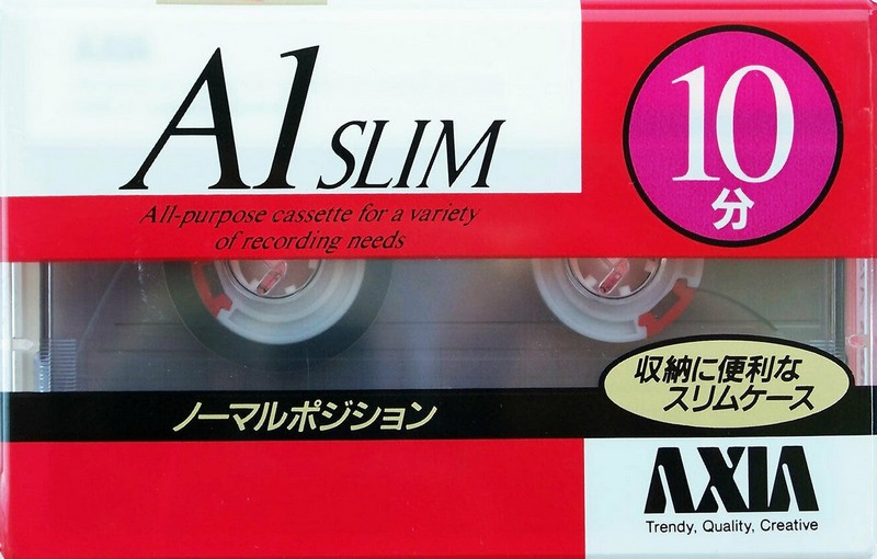 Compact Cassette AXIA A1 10 "A1SA10" Type I Normal 1993 Japan