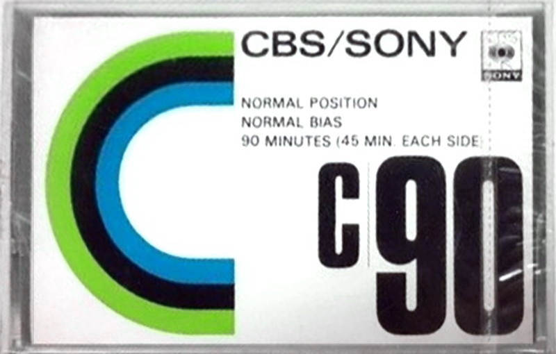 Compact Cassette CBS / Sony 90 Type I Normal 1973 Japan