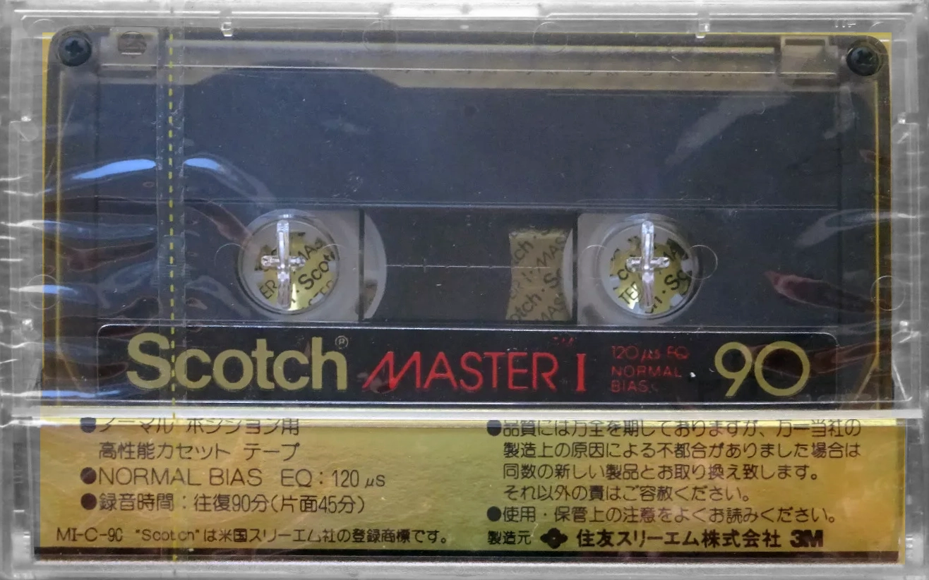 Compact Cassette Scotch Master I 90 Type I Normal 1981 Japan