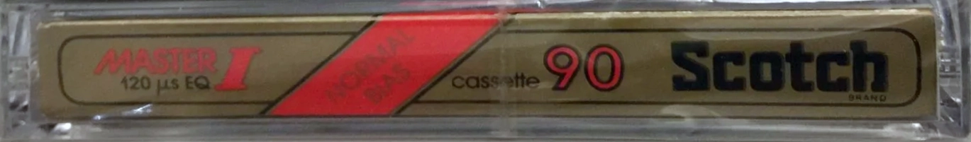 Compact Cassette Scotch Master I 90 Type I Normal 1975 USA