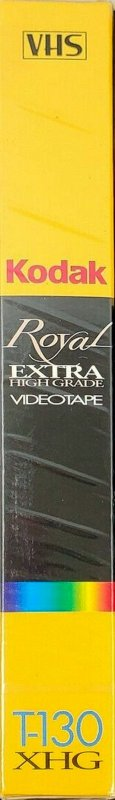 VHS, Video Home System Kodak XHG 130 "XHGT-130 Royal" Type I Normal USA