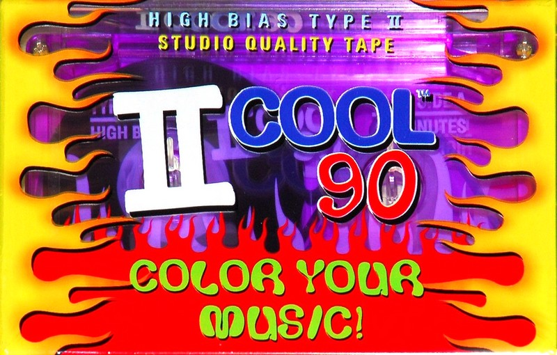 Compact Cassette ICE COOL 90 "Purple" Type II Chrome 1996 USA