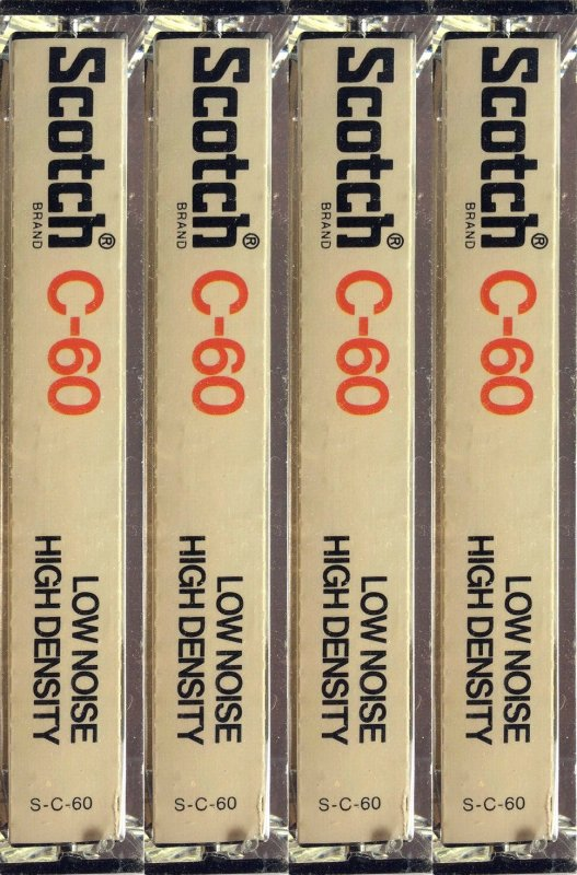 Compact Cassette Scotch 60 Type I Normal 1975 USA