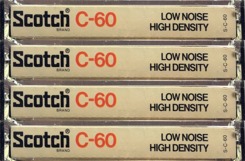 Compact Cassette Scotch 60 Type I Normal 1975 USA