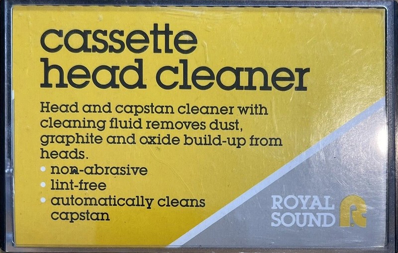 Compact Cassette Royal Sound Cleaning Cassette USA