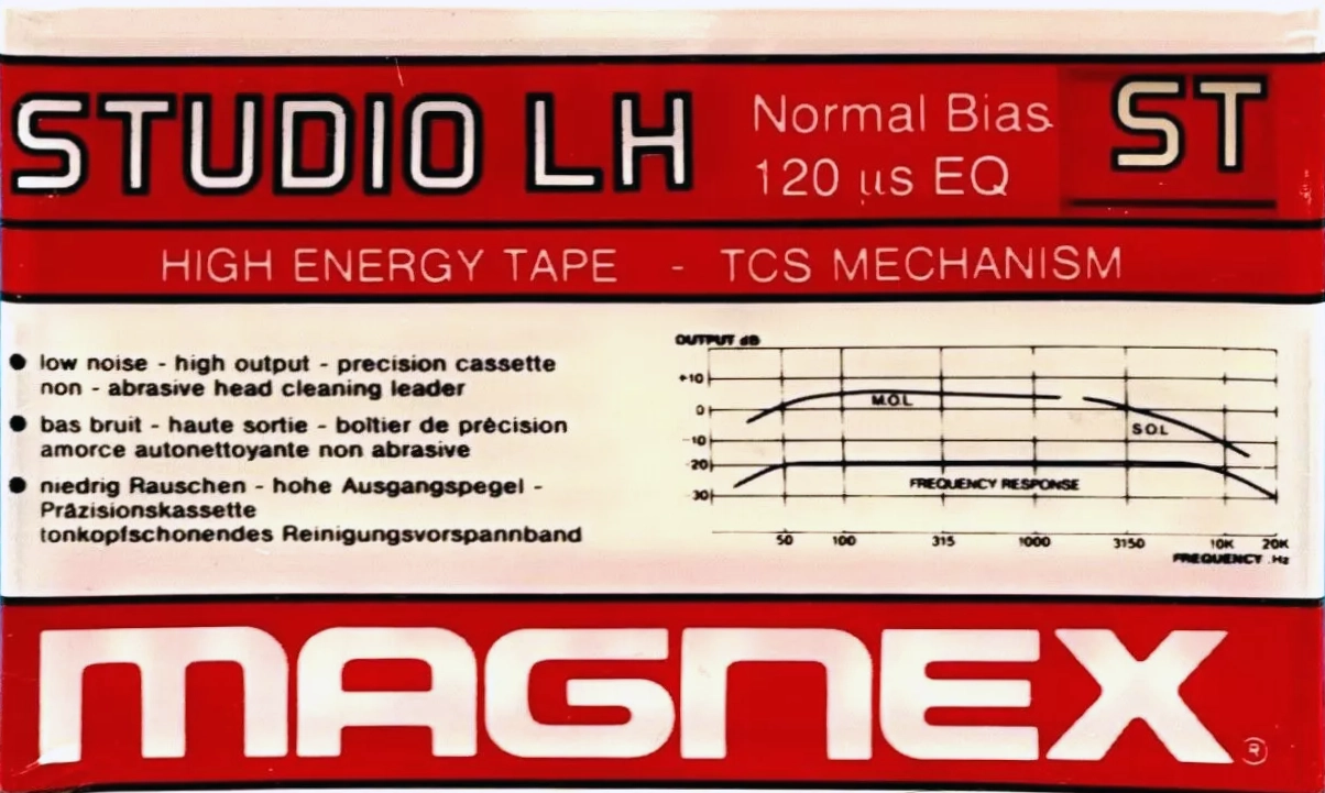 Compact Cassette Magnex Studio LH 5 "ST" Type I Normal 1984 Europe