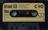 Compact Cassette Robins Brand Five 90 Type I Normal 1971 Australia