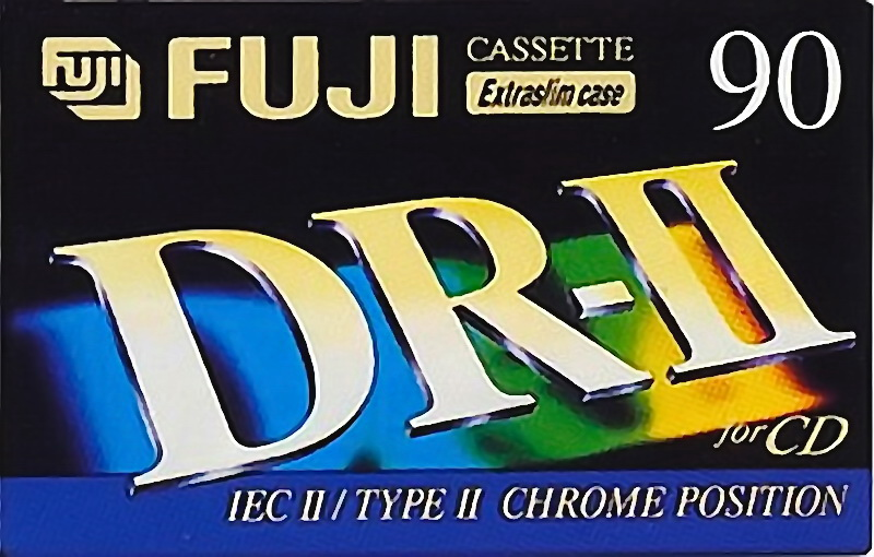 Compact Cassette Fuji DR-II 90 Type II Chrome 1995 Europe