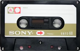 Compact Cassette Sony 60+2 "UHF" Type I Normal 1974 USA