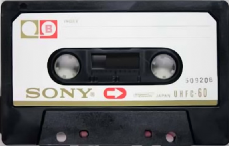 Compact Cassette Sony 60+2 "UHF" Type I Normal 1974 USA