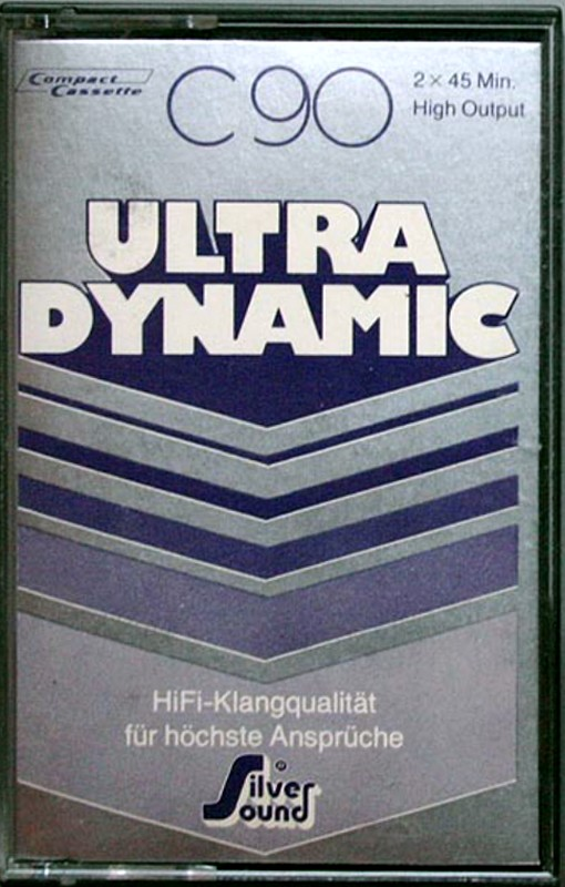 Compact Cassette Silver Sound Ultra Dynamic 90 Type I Normal 1979 Germany