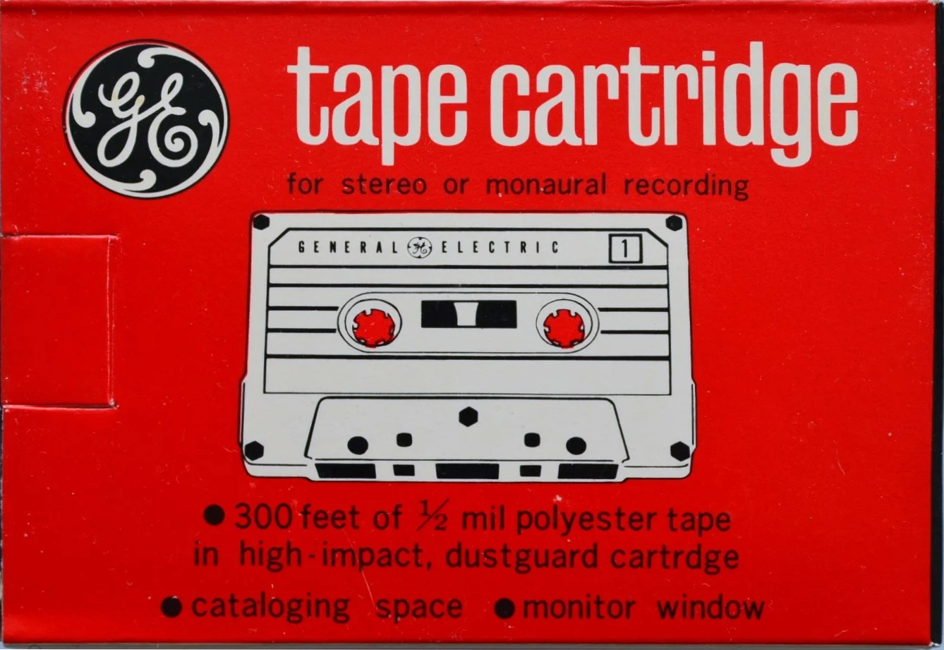 Compact Cassette GE / General Electric 60 Type I Normal 1967 USA