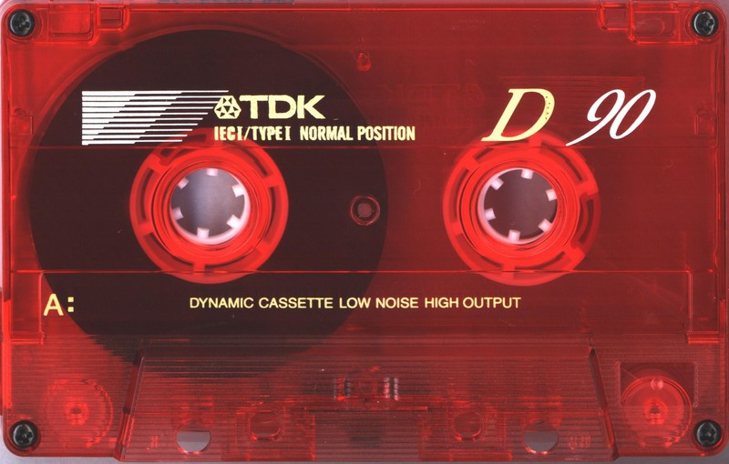 Compact Cassette TDK D 90 "D-90REA Limited Edition Red" Type I Normal 1995 Europe