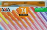 Compact Cassette AXIA United Colors Of Benetton 74 "BT2 74" Type II Chrome 2000 Japan