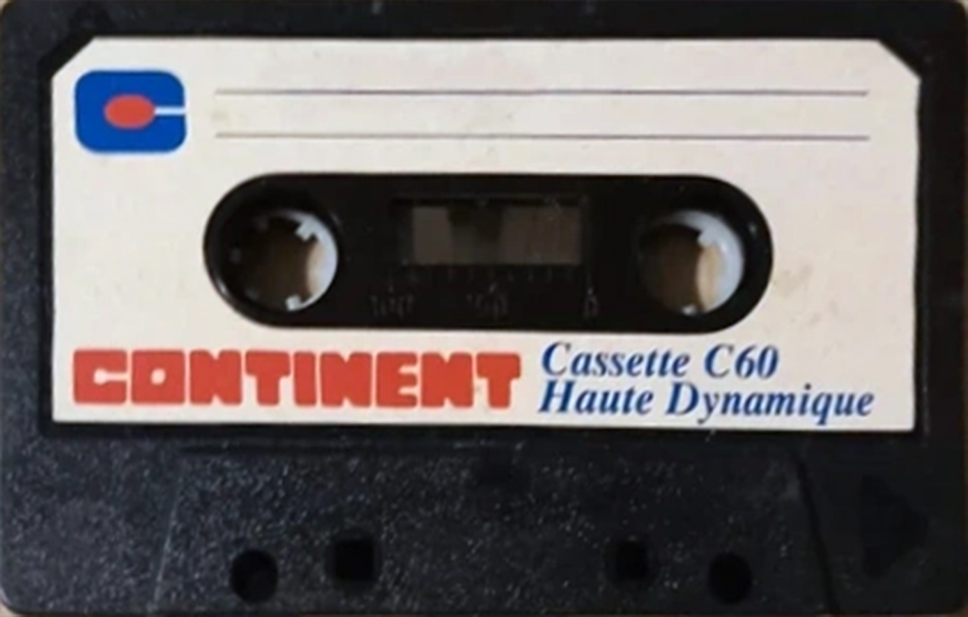Compact Cassette Continent / Continente 60 Type I Normal 1981 France