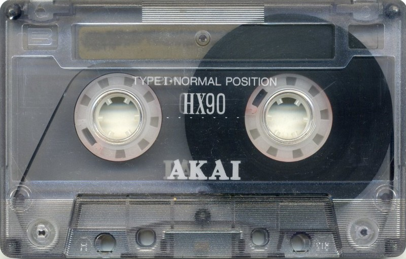 Compact Cassette Akai HX 90 Type I Normal 1991 Europe