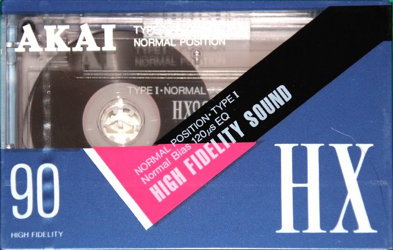 Compact Cassette Akai HX 90 Type I Normal 1991 Europe