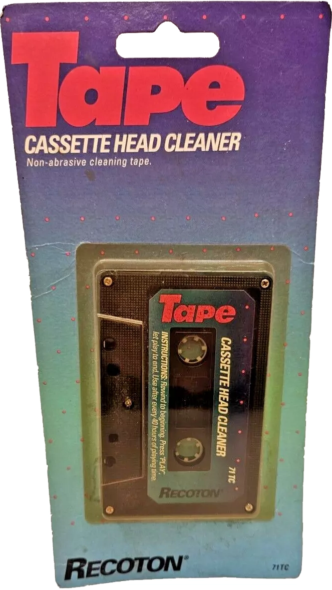 Blister Recoton "71TC" Cleaning Cassette 1997 USA