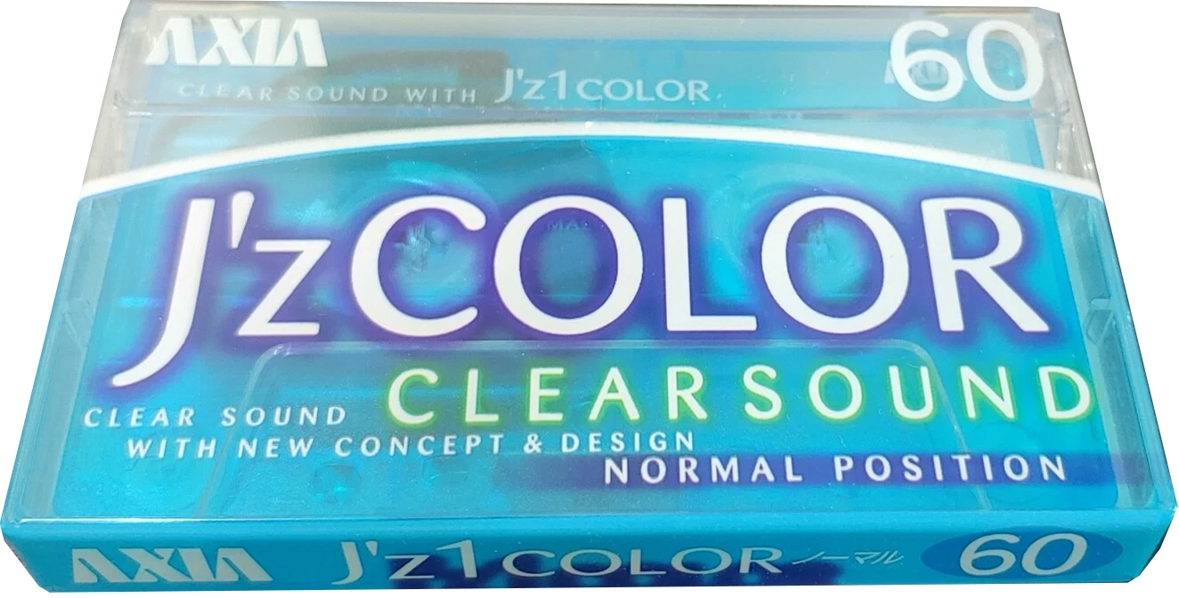 Compact Cassette AXIA J`z 1 Color 60 "JZ1J 60" Type I Normal 2002 Japan