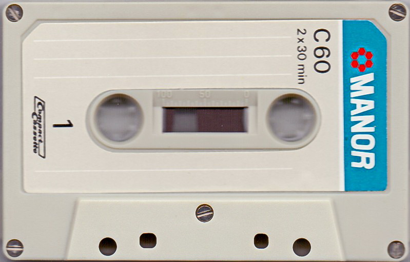 Compact Cassette Manor 60 Type I Normal 1977 Europe