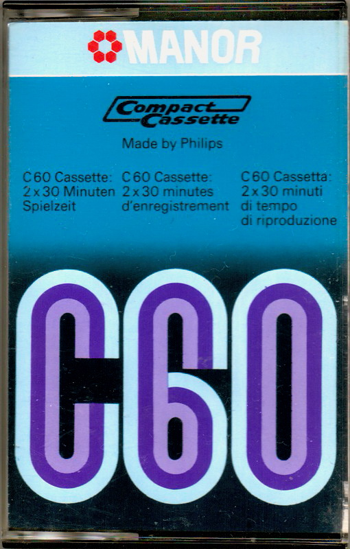 Compact Cassette Manor 60 Type I Normal 1977 Europe