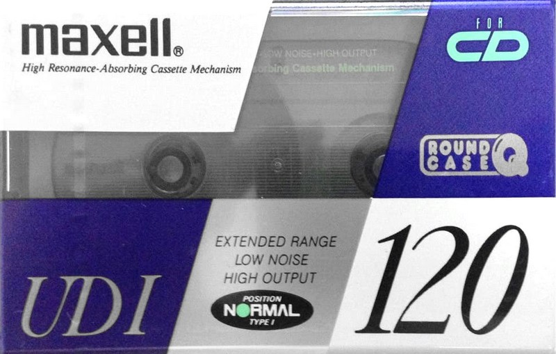 Compact Cassette Maxell UDI / UD1 120 "UDI 120(E)" Type I Normal 1994 Japan