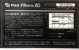 Compact Cassette Fuji FR Metal 80 Type IV Metal 1982 Japan