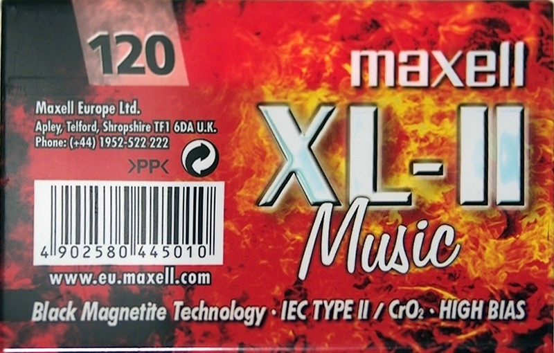 Compact Cassette Maxell XLII 120 Type II Chrome 2002 Europe