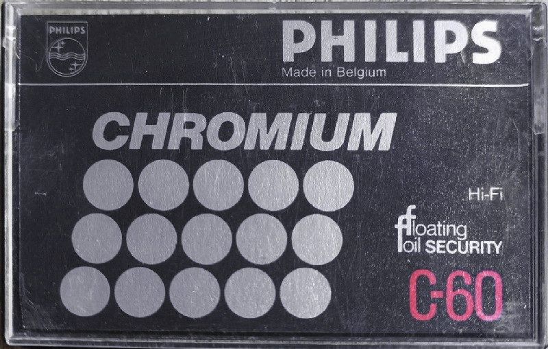 Compact Cassette Philips Chromium 60 Type II Chrome 1978 Europe
