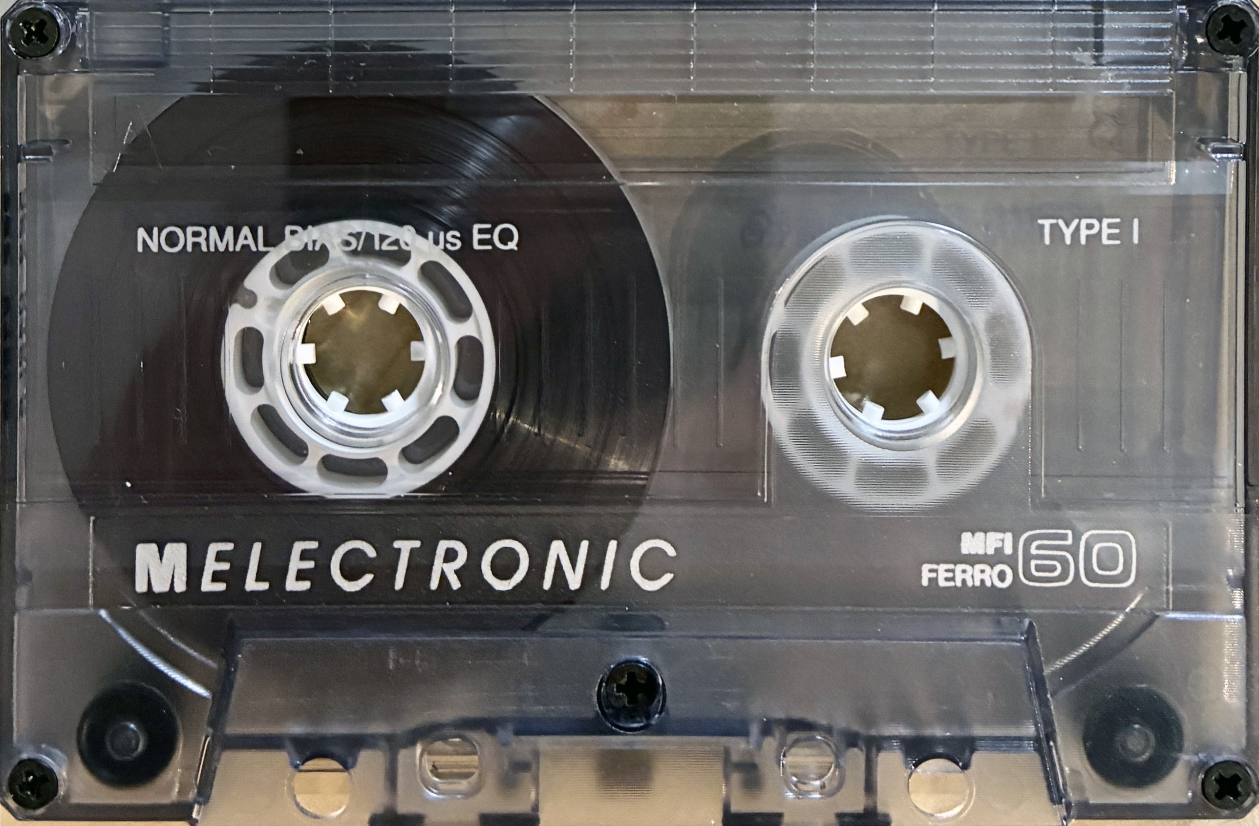 Compact Cassette Melectronic MF I 60 Type I Normal 1987 Switzerland