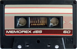 Compact Cassette Memorex dBS 60 Type I Normal 1987 Europe