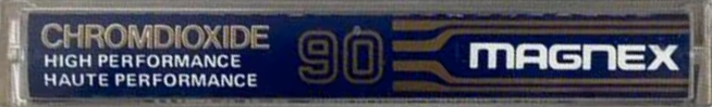 Compact Cassette Magnex 90 Type II Chrome 1979 Europe