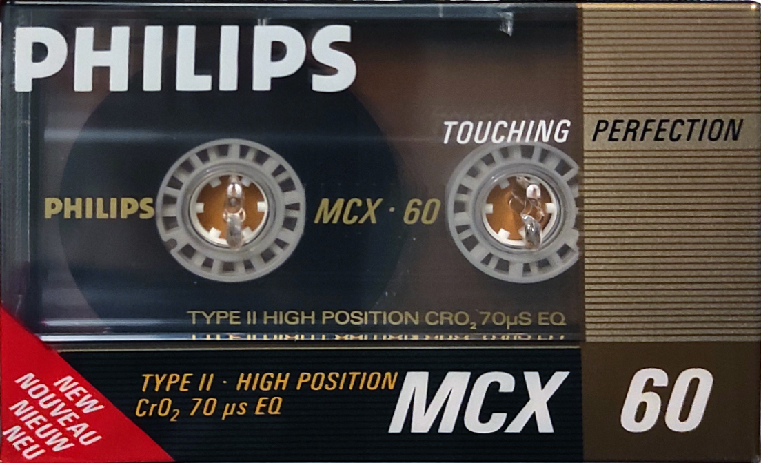 Compact Cassette Philips MCX Master 60 Type II Chrome 1987 Europe