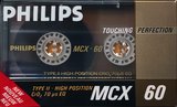 Compact Cassette Philips MCX Master 60 Type II Chrome 1987 Europe
