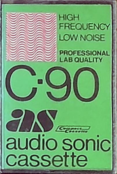 Compact Cassette Audio Sonic 90 Type I Normal 1972 Europe