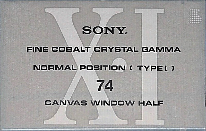 Compact Cassette Sony XI 74 Type I Normal 1991 Japan