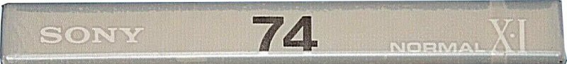 Compact Cassette Sony XI 74 Type I Normal 1991 Japan