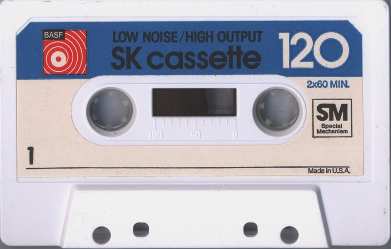 Compact Cassette BASF SK 120 Type I Normal 1974 USA