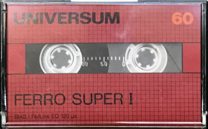 Compact Cassette Universum Super 60 Type I Normal 1983 Europe