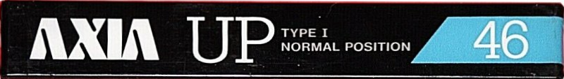 Compact Cassette AXIA UP 46 "UP 46" Type I Normal 1988 Japan