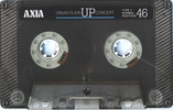 Compact Cassette AXIA UP 46 "UP 46" Type I Normal 1988 Japan