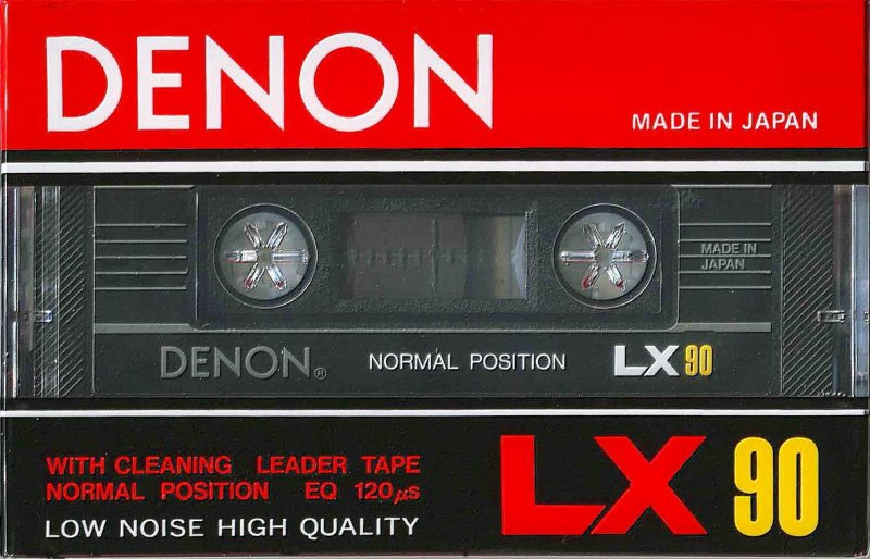 Compact Cassette Denon LX 90 Type I Normal 1984 Europe