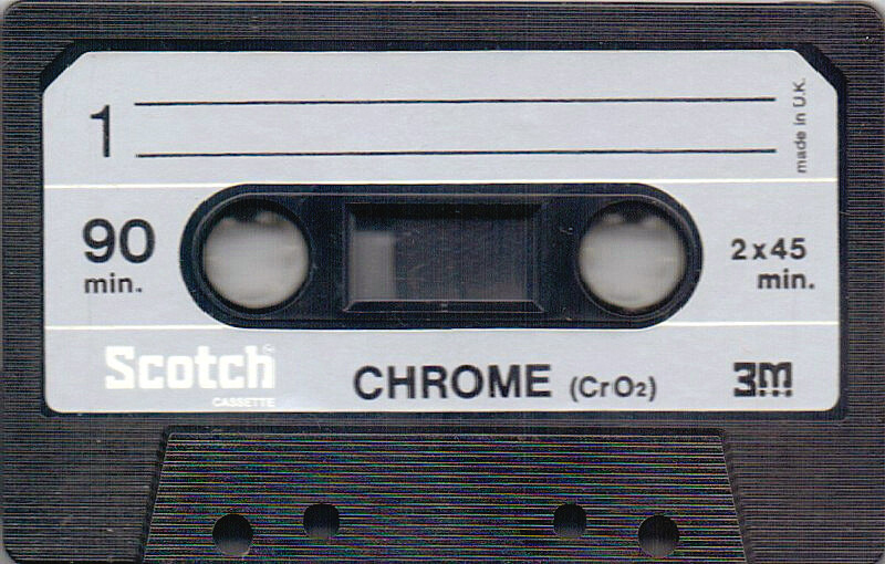 Compact Cassette Scotch Chrome 90 Type II Chrome 1973 Europe