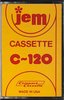Compact Cassette Jem 120 Type I Normal USA
