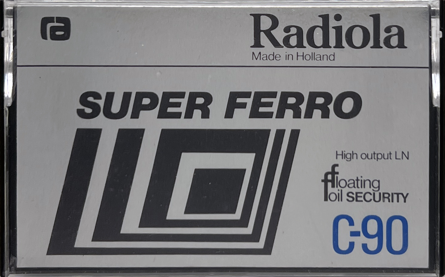 Compact Cassette Radiola Super Ferro 90 Type I Normal 1978 Europe