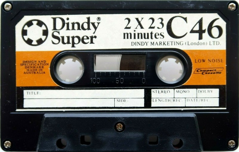 Compact Cassette Dindy 46 Type I Normal 1978 UK