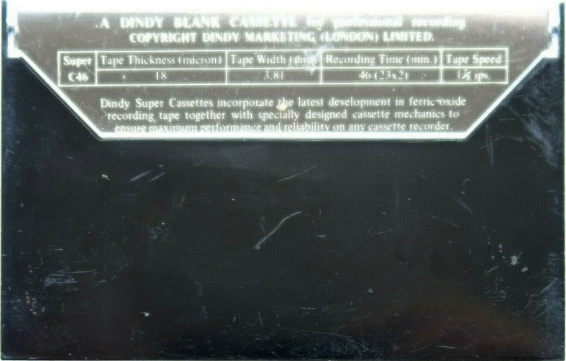 Compact Cassette Dindy 46 Type I Normal 1978 UK