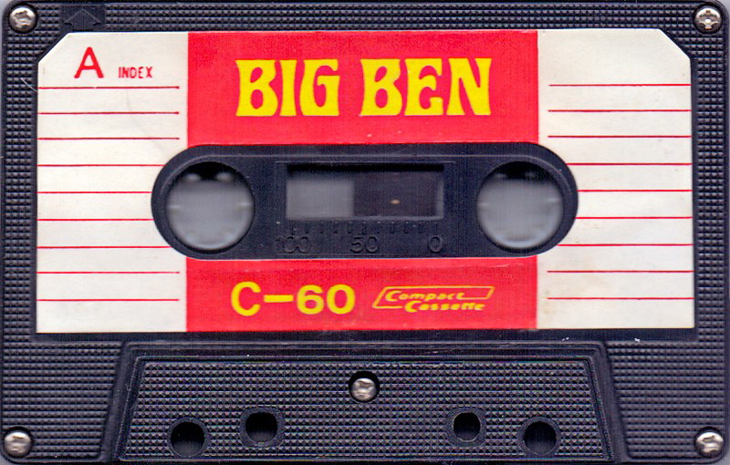 Compact Cassette Big Ben 60 Type I Normal 1978 Hong Kong