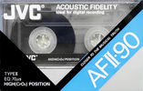 Compact Cassette JVC AFII 90 Type II Chrome 1990 North America